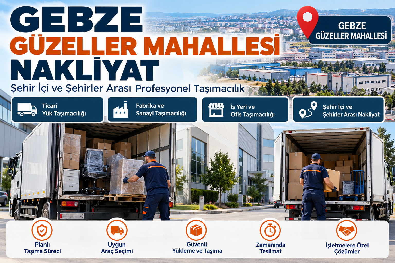 Gebze Güzeller Mahallesi Nakliyat