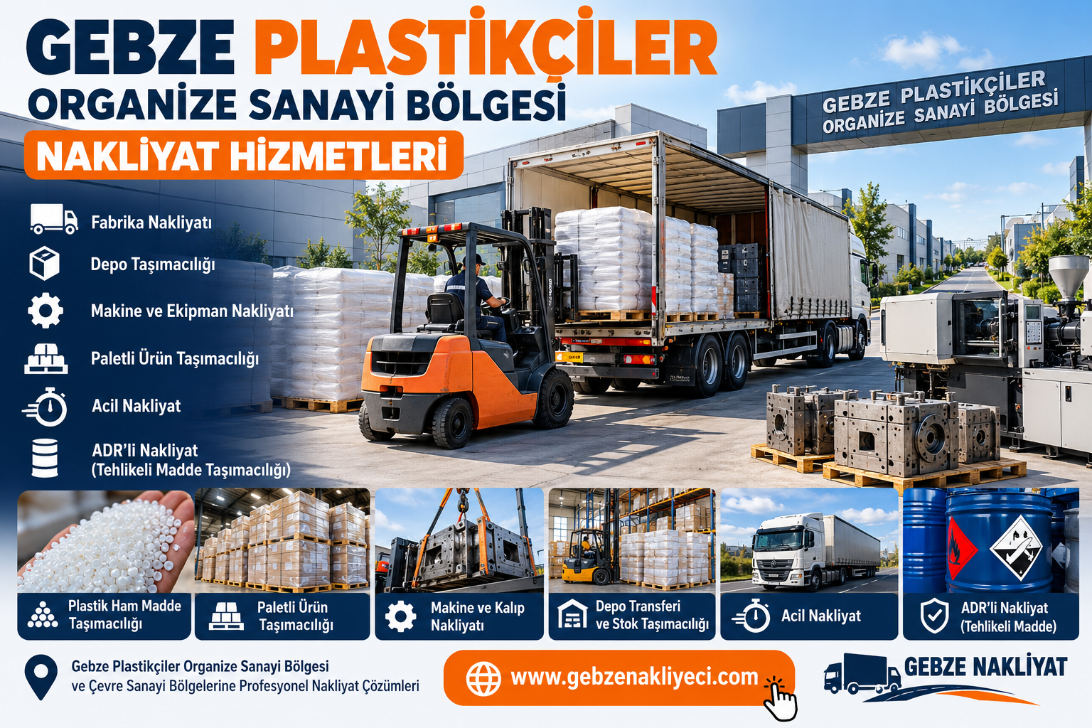 Gebze Plastikçiler Organize Sanayi Bölgesi Nakliyat – Fabrika, Üretim ve Endüstriyel Taşımacılık